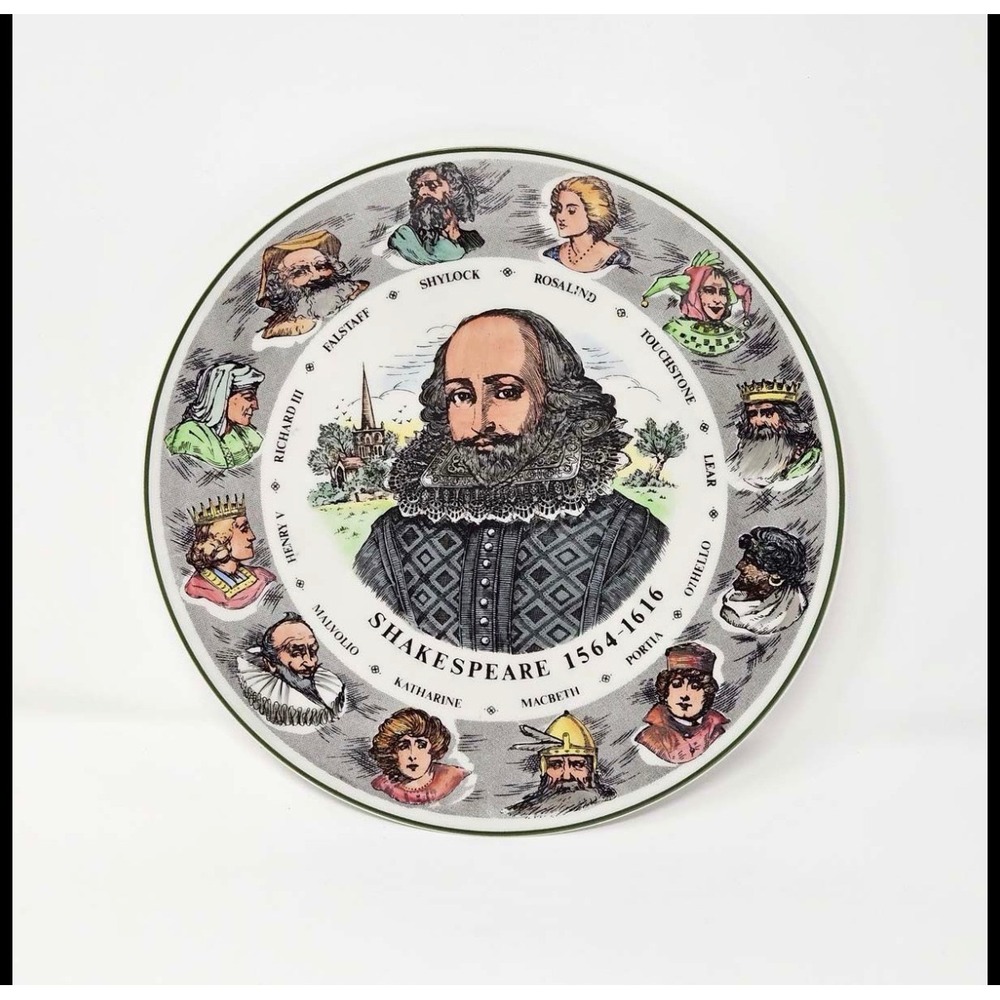 Royal Doulton Shakespeare Collectible Decorative Plate English China T‎ C 1041